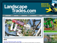 Tablet Screenshot of landscapetrades.com